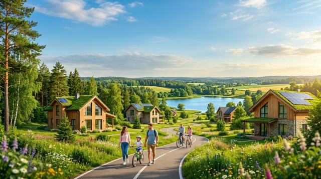 Экологически чистые районы для жизни под Минском