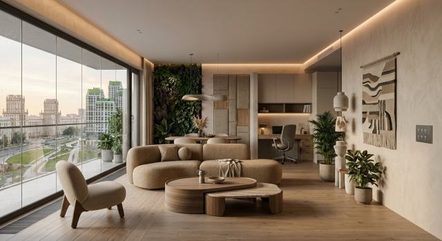 Интерьер квартиры 2026 в Минске: модные решения, цвета и материалы